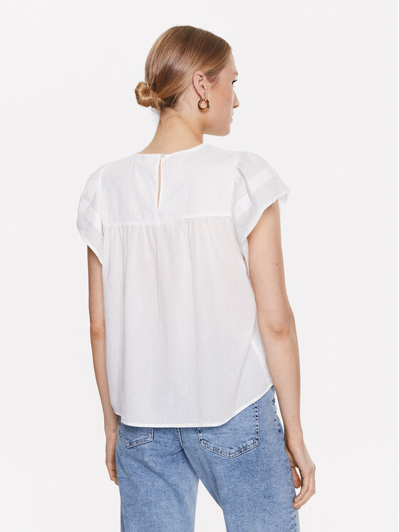 Moss Copenhagen Moss Copenhagen Majica 17540 Bijela Basic Fit