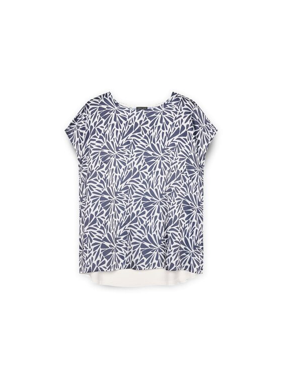 Fiorella Rubino Fiorella Rubino T-shirt G00FL008723N0S1 Blu Regular Fit