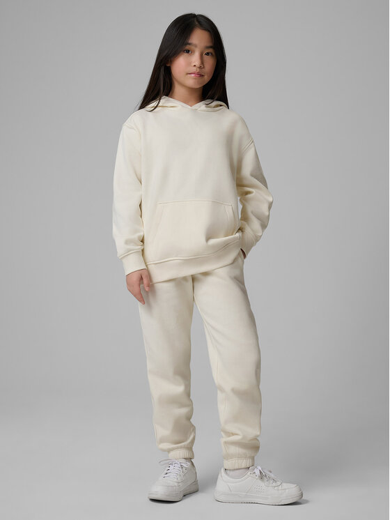 4F 4F Bluza BASIC+ Kremowy Loose Fit