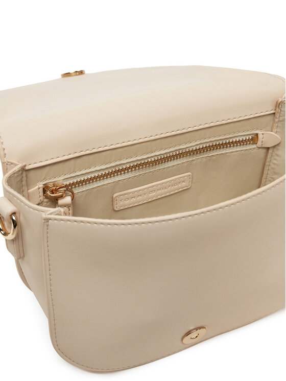 Tommy Hilfiger Tommy Hilfiger Torbica Th Logotape Saddle Bag AW0AW17184 Écru