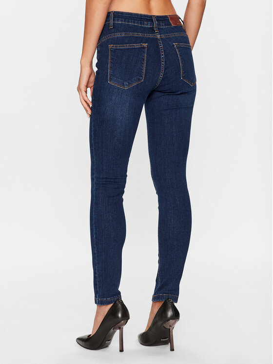Rinascimento Rinascimento Jeansy CFC0115459003 Tmavomodrá Skinny Fit
