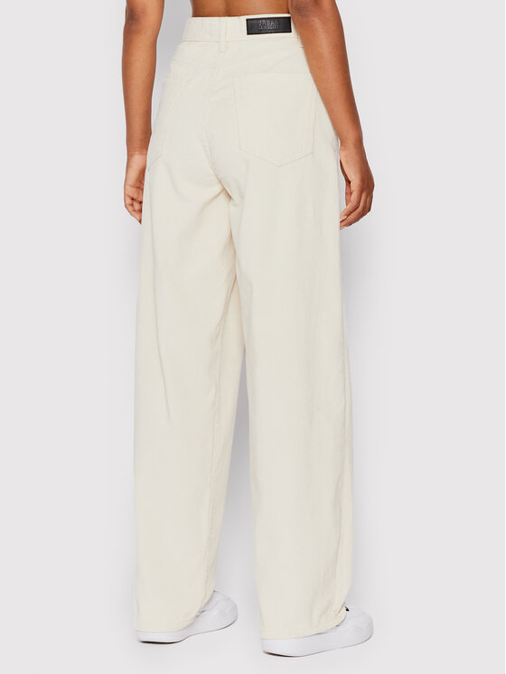 Urban Classics Urban Classics Riidest püksid 90'S TB4743 Beež Wide Leg