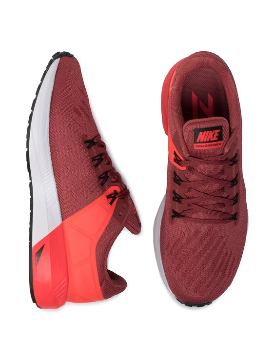 Nike Nike Маратонки за бягане Air Zoom Structure 22 AA1636 600 Бордо