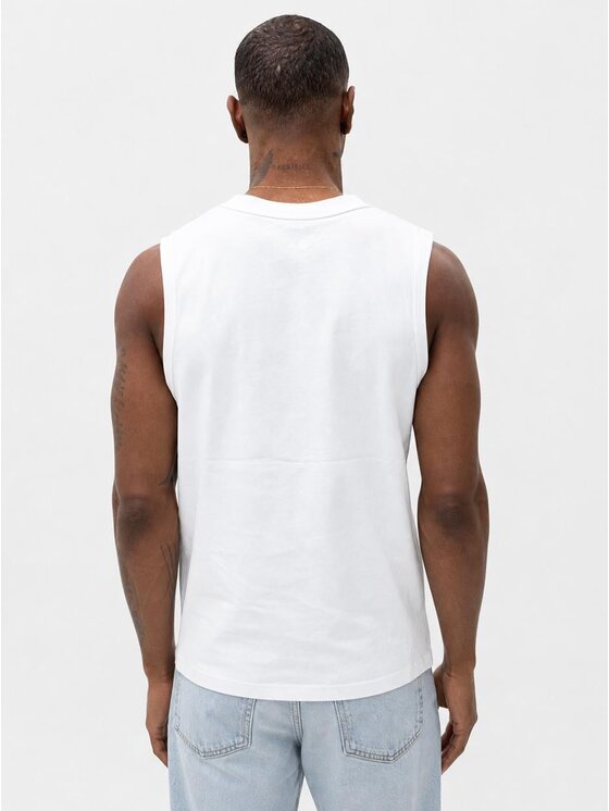 MyStars MyStars Tank top Klasyczna czysta 132470 Biały Regular Fit