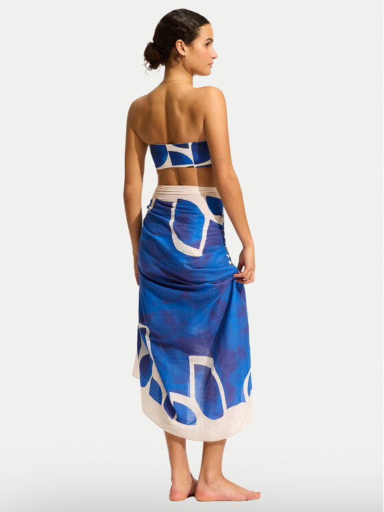 Seafolly Seafolly Παρεό 55454-SG Μπλε