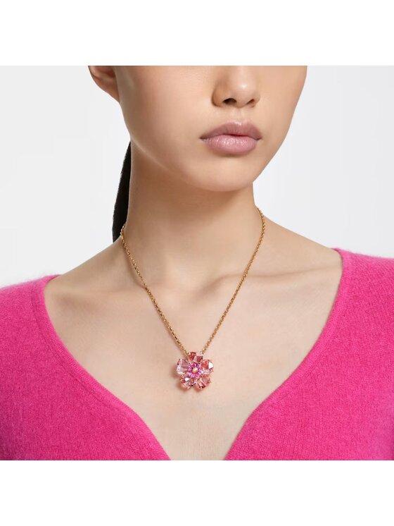 Swarovski Swarovski Naszyjnik Florere 5650569 Różowy