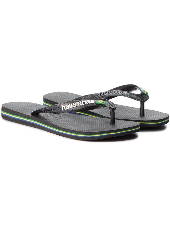 Havaianas Havaianas Čības uz pirksta Brasil Logo 41108501069 Melns