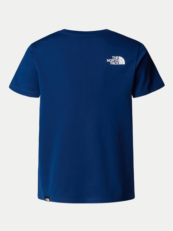 The North Face The North Face T-Shirt Easy NF0A8DRN Μπλε Regular Fit