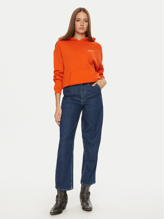 American Vintage American Vintage Суитшърт Izubird IZU03DH24 Оранжев Regular Fit