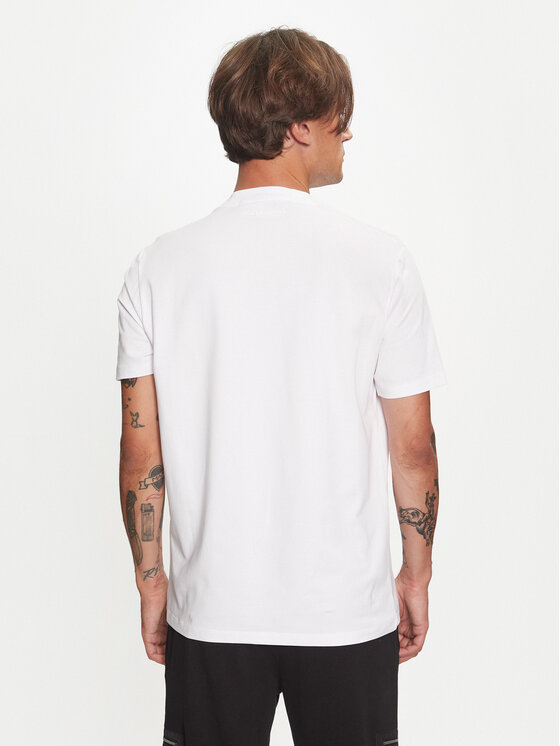 KARL LAGERFELD KARL LAGERFELD Marškinėliai 755059 544221 Balta Regular Fit