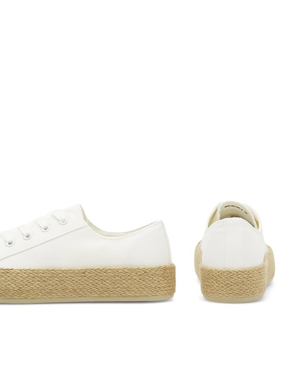 DeeZee DeeZee Espadryle WS19130-3 Biały