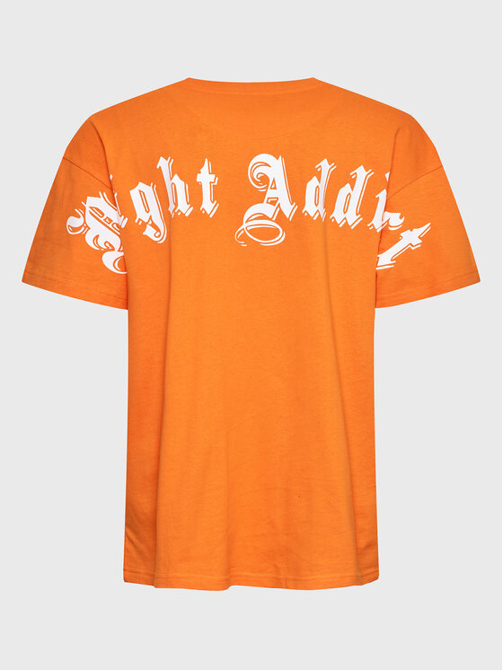 Night Addict Night Addict Majica MTS-NA149CROSSF Oranžna Relaxed Fit