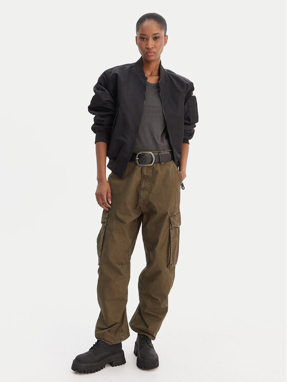 G-Star Raw G-Star Raw Παντελόνι υφασμάτινο D28756-D388 Πράσινο Boyfriend Fit