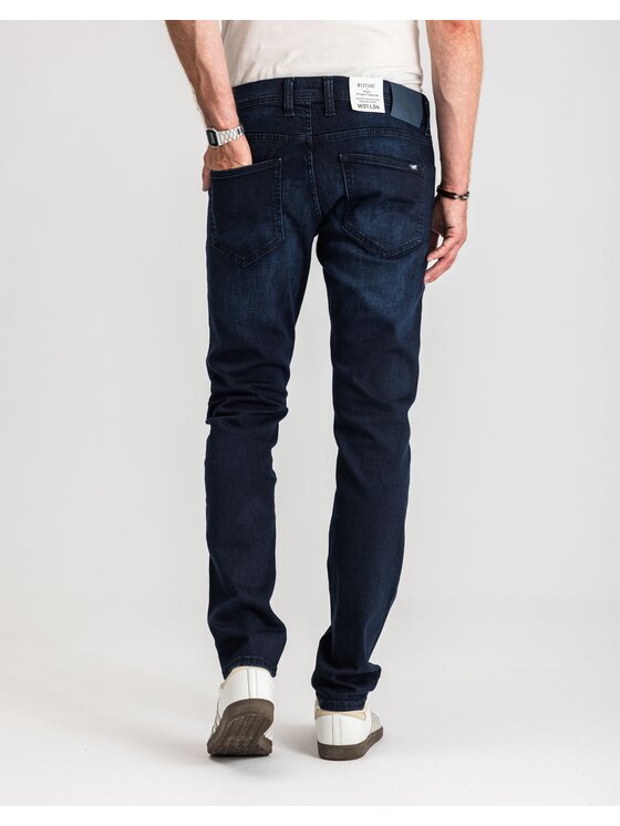Mustang Mustang Jeansy OREGON TAPERED Niebieski Slim Fit
