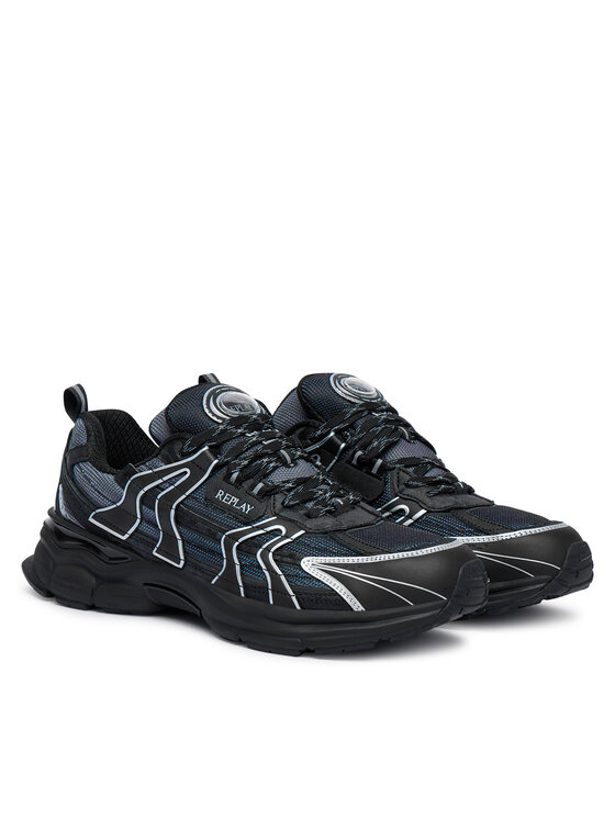 REPLAY REPLAY Sneakersy GMSD5.000.C0201T Czarny