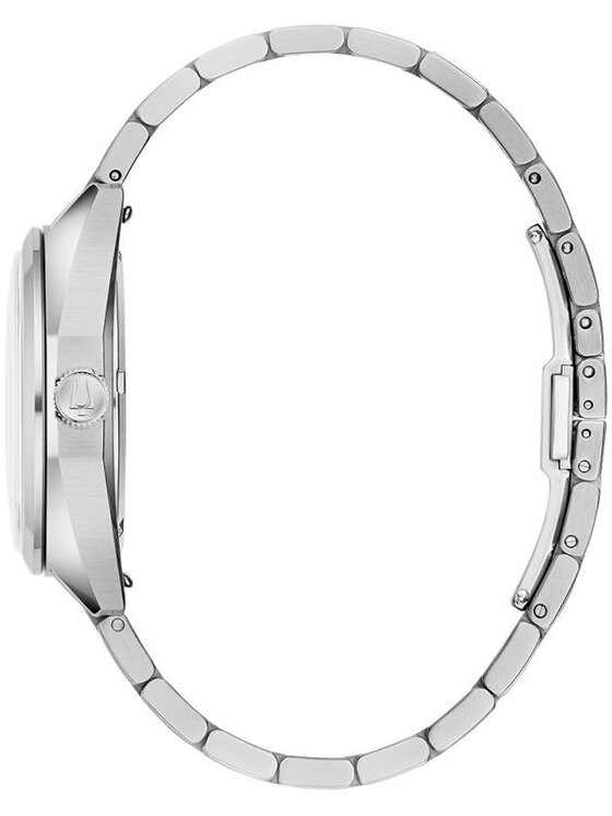 Bulova Bulova Zegarek 96B472 Srebrny