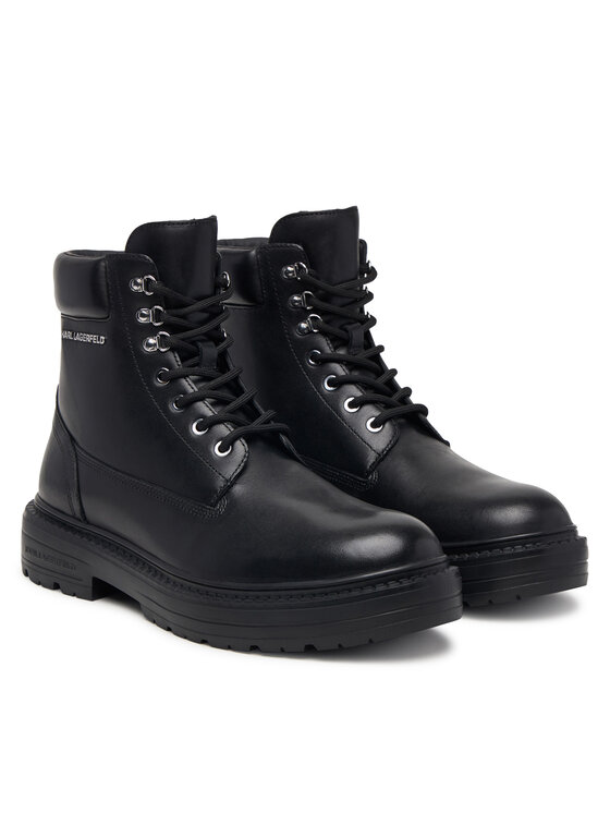 KARL LAGERFELD KARL LAGERFELD Зимни обувки Miles KL10250 Черен