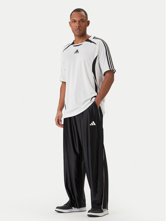 adidas adidas Spodnji del trenirke Stadium Shiny JZ6848 Črna Loose Fit