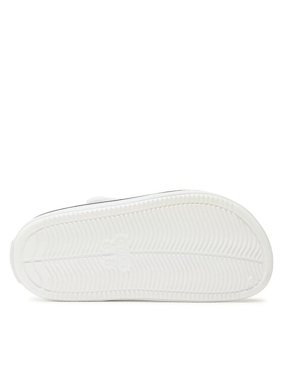 White leather crocs clearance