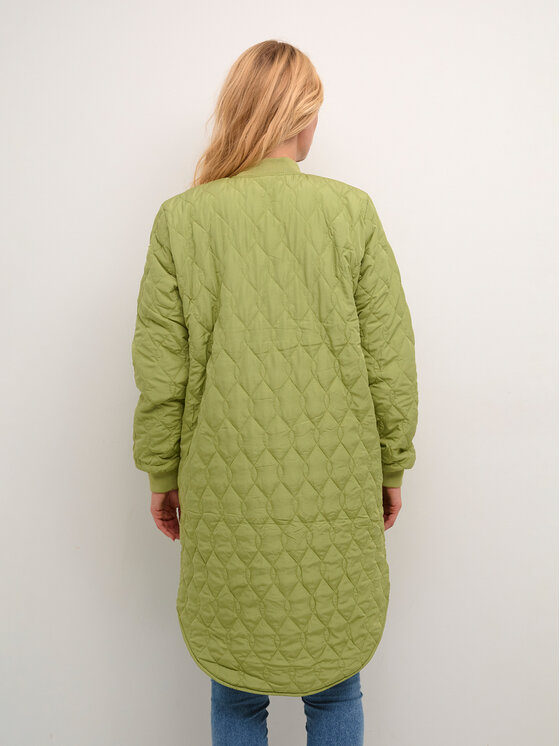 Kaffe Kaffe Pehelykabát Shally 10504093 Zöld Regular Fit