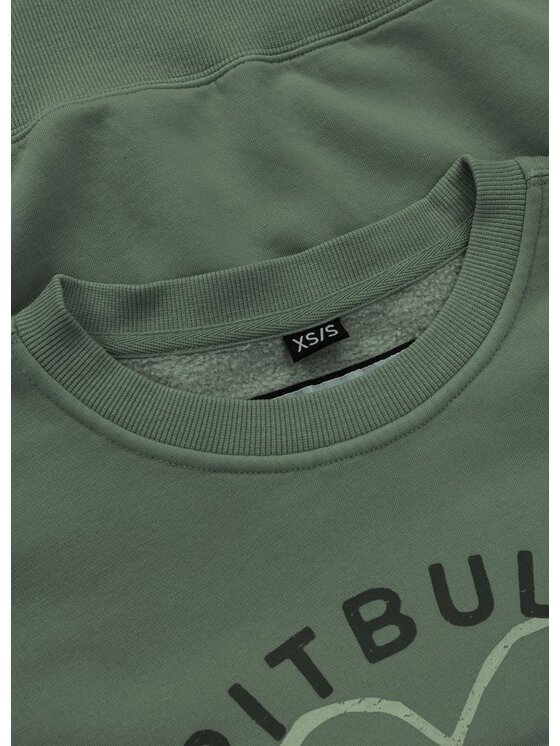 PITBULL PITBULL Bluza MANZANITA HEART Zielony Regular Fit