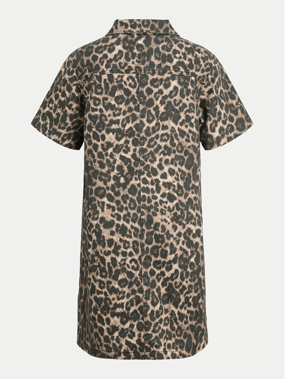 JJXX JJXX Srajčna obleka Sarah 12280375 Rjava Standard Fit
