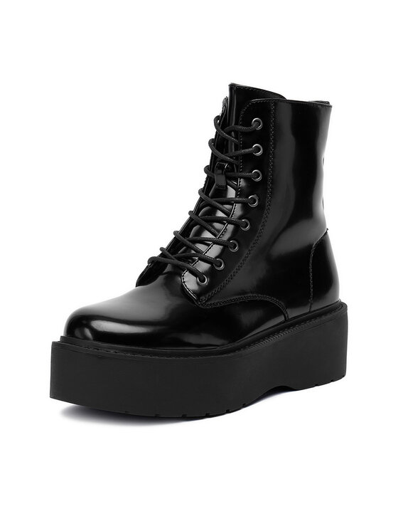 DeeZee DeeZee Schnürschuhe 12663-4 Schwarz