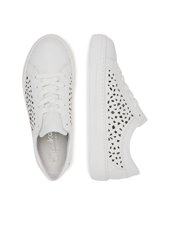 Rieker Rieker Sneakersy L8831-80 Bílá