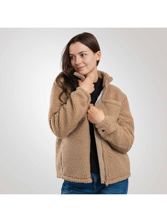 Champion Champion Bluza 116933-MS066-SVK_XL Brązowy Regular Fit