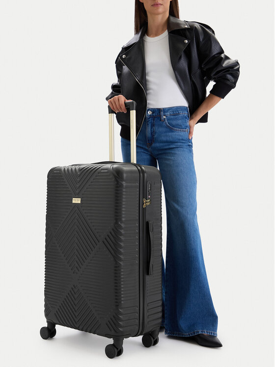 Nine West Walizka duża CEO-NW-L-001-09 BLACK Czarny