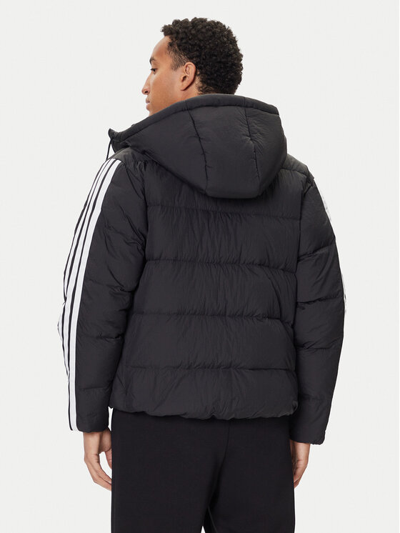 adidas adidas Geacă din puf Essentials Climawarm 3-Stripes JM4165 Negru Regular Fit