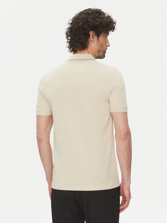 BOSS BOSS Polokošeľa Paule 4 50506195 Béžová Slim Fit