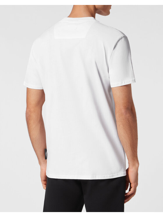 Plein Sport Plein Sport T-Shirt 13043 Biały Regular Fit