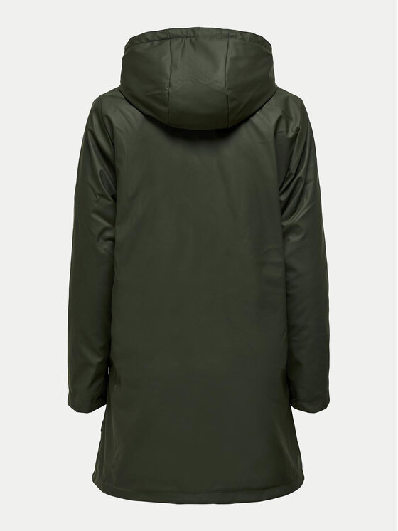 ONLY ONLY Geacă de ploaie Sally 15206116 Verde Regular Fit