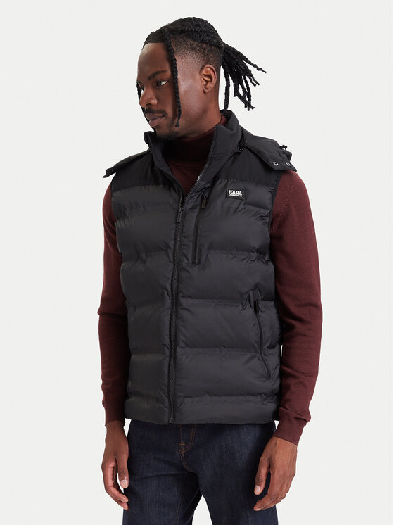 KARL LAGERFELD KARL LAGERFELD Kamizelka 505023 564596 Czarny Regular Fit