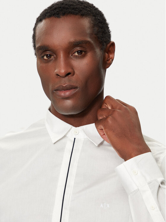 Armani Exchange Armani Exchange Camicia 6DZC27 ZNZRZ 1116 Bianco Slim Fit