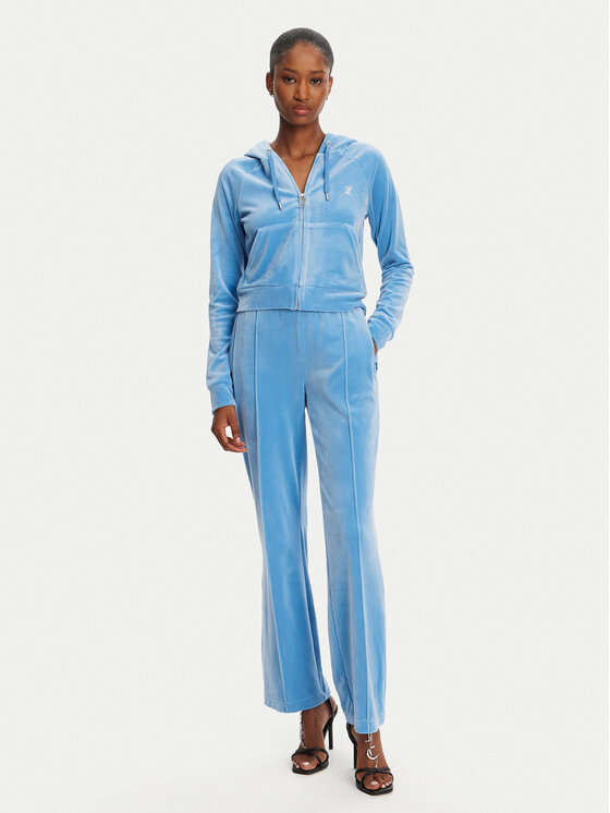 Juicy Couture Juicy Couture Teplákové kalhoty Tina JCAPW045 Modrá Regular Fit