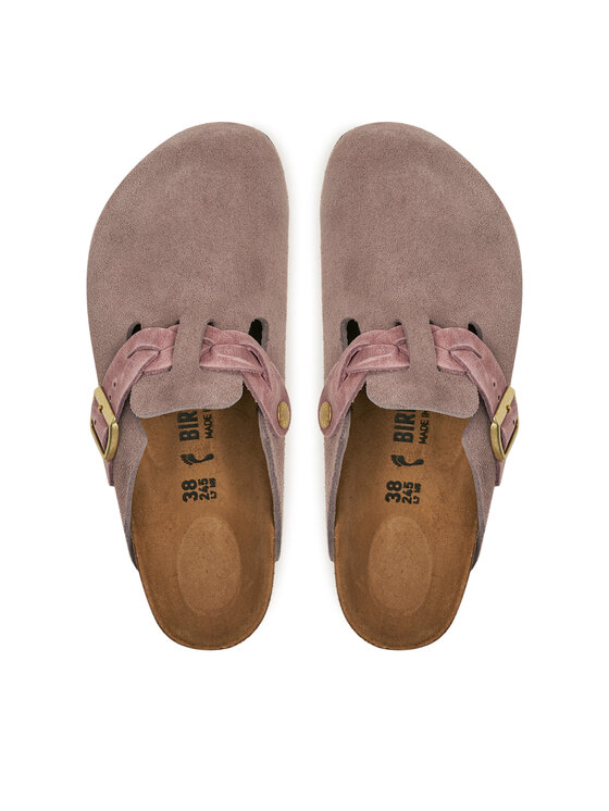 Birkenstock Birkenstock Παντόφλες Boston Braided 1029122 Ροζ