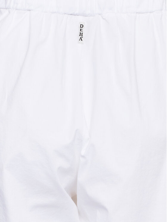 Deha Deha Βερμούδα D83075 Λευκό Relaxed Fit