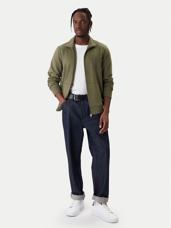 Tommy Hilfiger Tommy Hilfiger Pluus Essential MW0MW41759 Roheline Regular Fit