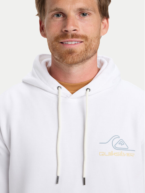 Quiksilver Quiksilver Bluza Light Waves EQYFT05168 Biały Regular Fit