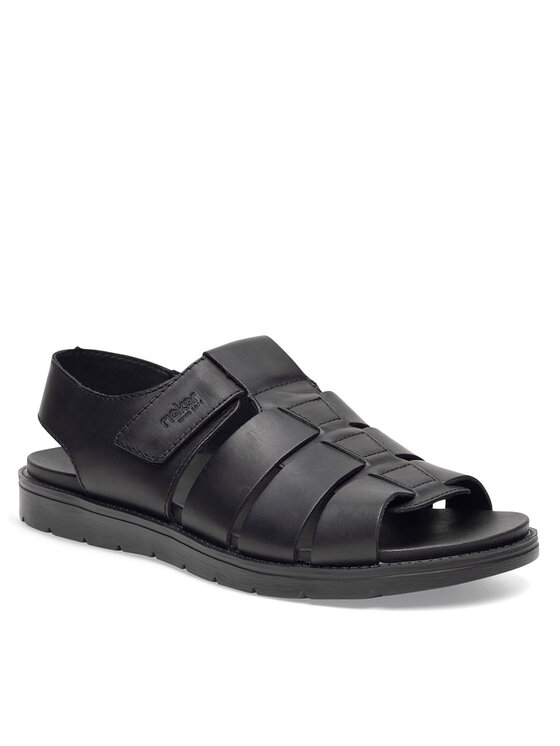 Rieker Rieker Sandały 24262-00 Czarny
