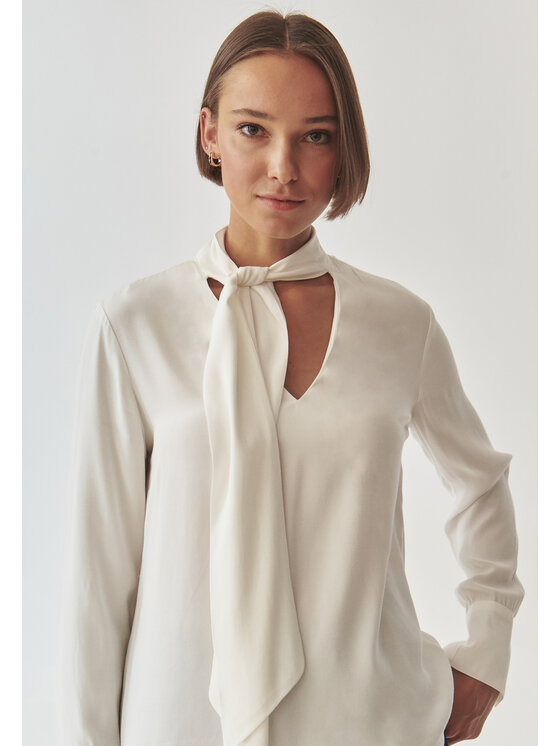TATUUM TATUUM Bluzka CRAVA Kremowy Classic Fit