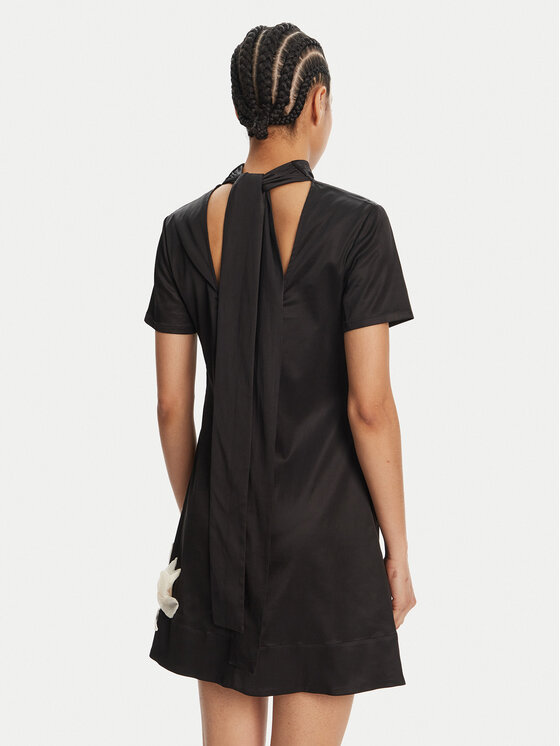 STAUD STAUD Koktejlové šaty Ilana R25R2208CT Černá Regular Fit