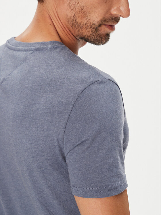Tommy Jeans Tommy Jeans T-Shirt Jaspe DM0DM20363 Niebieski Slim Fit