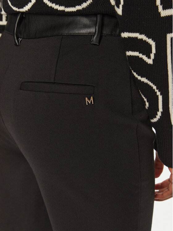 LOLA CASADEMUNT LOLA CASADEMUNT Pantaloni din material MF2414004 00N Negru Regular Fit