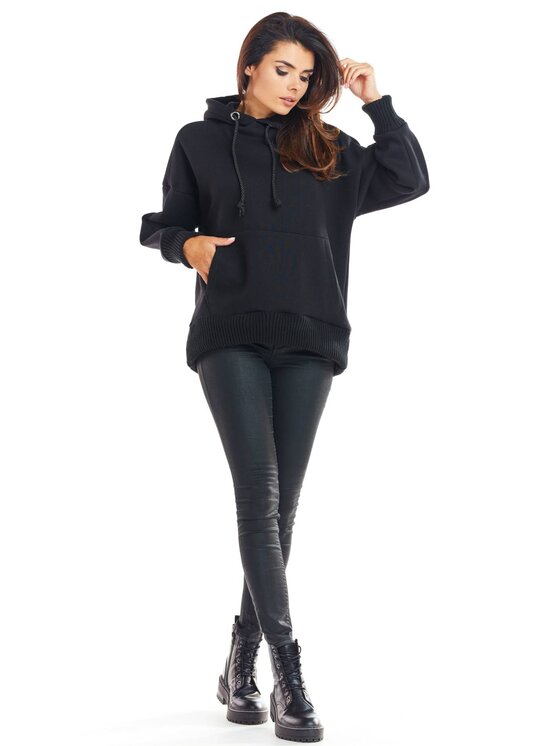 Infinite You Infinite You Mikina M223 Černá Basic Fit