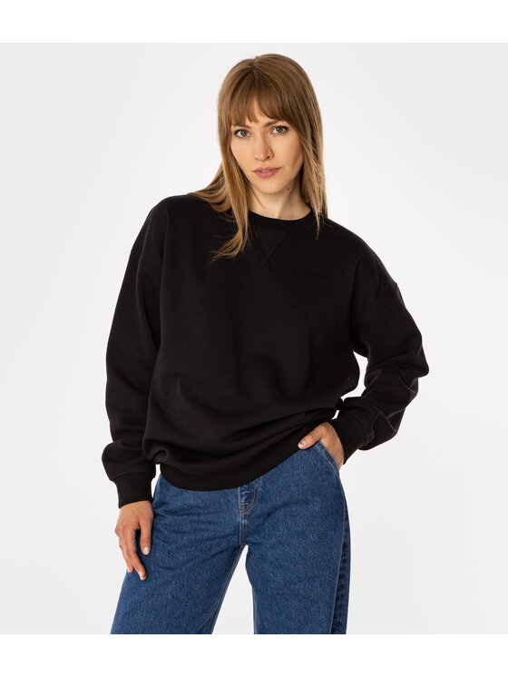 Lee Cooper Lee Cooper Bluza SANTI Czarny Oversize
