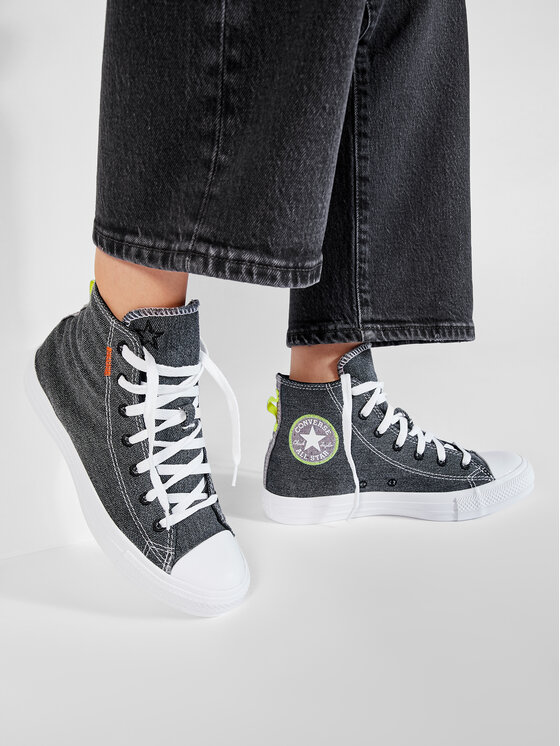 Converse Trampki Ctas Hi 168595C Szary