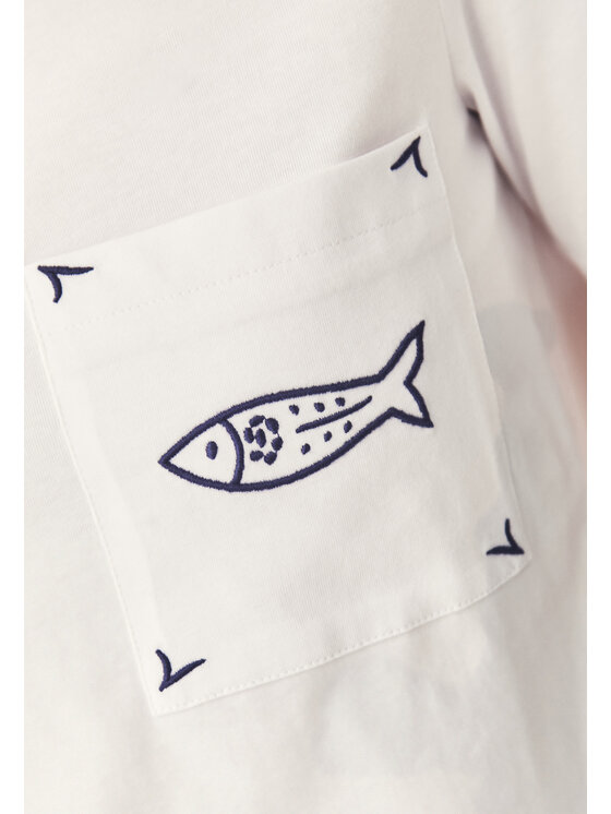 TATUUM TATUUM Tričko MIRASA Biela Classic Fit